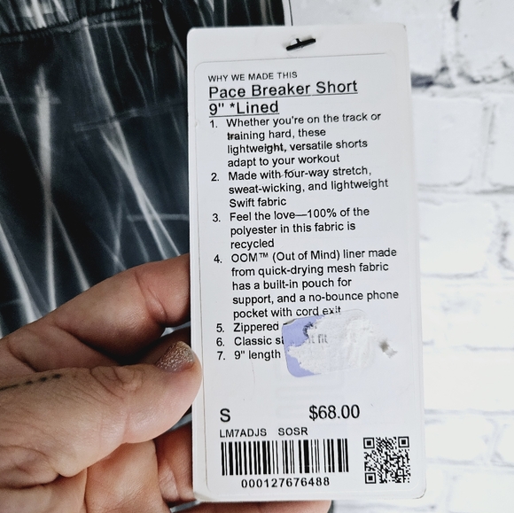 LULULEMON | Pace Breaker 9" lined stretch athletic shorts - Picture 6 of 8